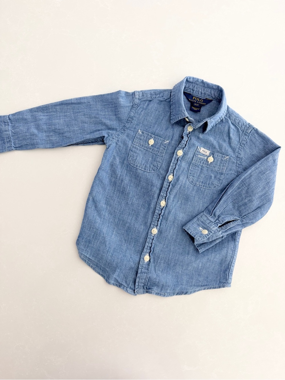 Polo Ralph Lauren Kids Chambray Button-Down Shirt •Size 3/3T